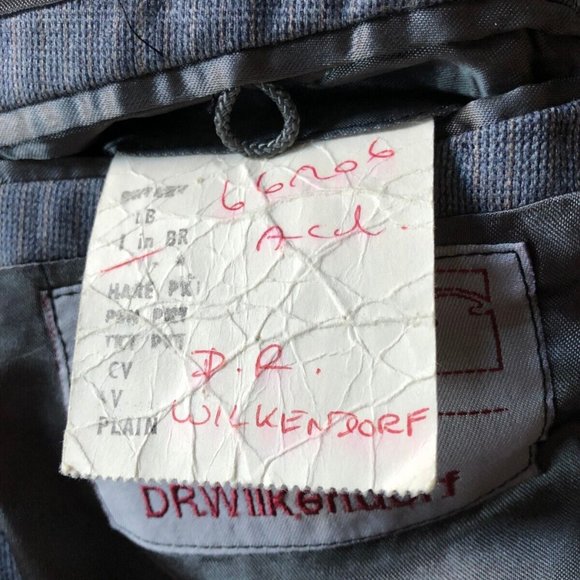 Alexandre London Collection Custom Tailored Plaid Wool Jacket Blazer Bri… - Picture 8 of 8